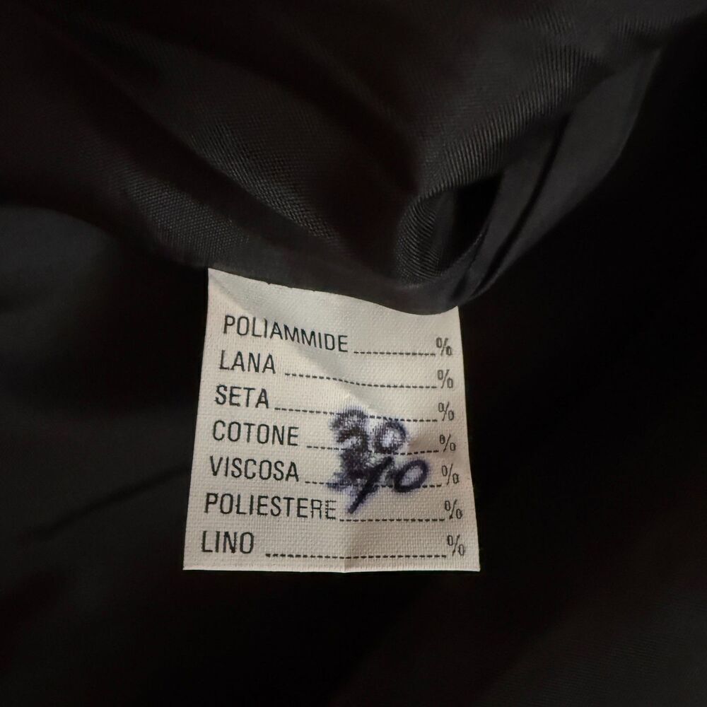 Black Jester Pattern Milano Blazer Size 40 / US 6 - Picture 9 of 12